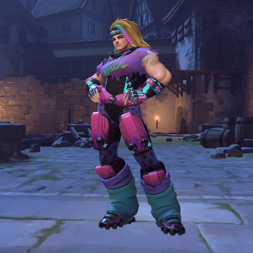 Zarya workout skin